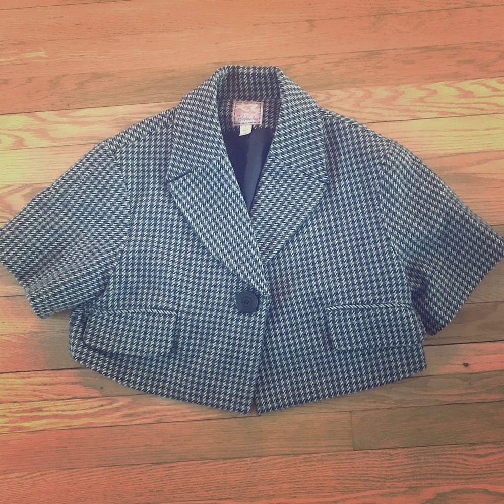 🖤Parameter Houndstooth Cropped Jacket🖤